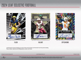 2024 Leaf Eclectic Football Jumbo Box 8 Cards Per Box