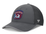 Men's Colorado Avalanche Fanatics Gray Authentic Pro Home Ice Trucker Adjustable Hat