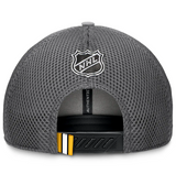 Men's Boston Bruins Fanatics Gray Authentic Pro Home Ice Trucker Adjustable Hat