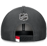 Men's Columbus Blue Jackets Fanatics Gray Authentic Pro Home Ice Trucker Adjustable Hat