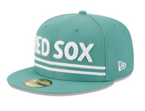 Men's Boston Red Sox New Era Green MLB Baseball City Connect Fan Pack 59FIFTY Fitted Hat
