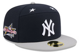 New York Yankees New Era 2025 MLB All-Star Game On Field 59FIFTY Fitted Hat - Navy/Gray