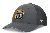 Men's Nashville Predators Fanatics Gray Authentic Pro Home Ice Trucker Adjustable Hat