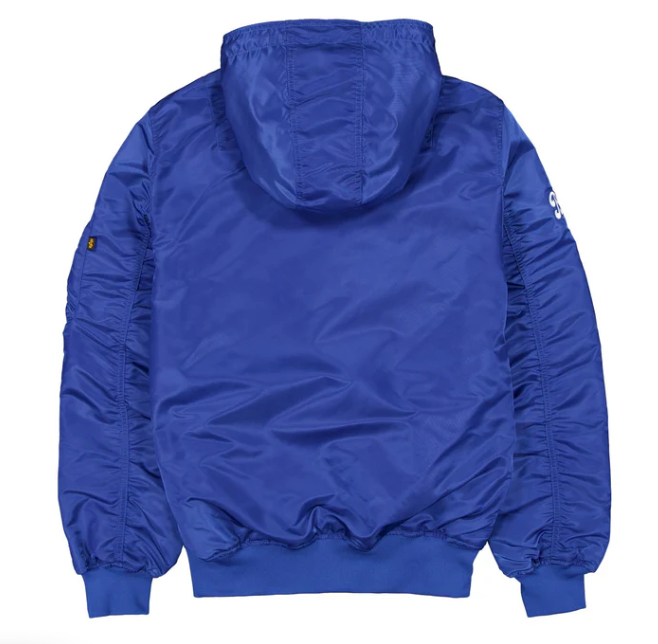 New Era x Alpha Industries Toronto Blue Jays L-2B Hooded Bomber