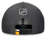 Men's Pittsburgh Penguins Fanatics Gray Authentic Pro Home Ice Trucker Adjustable Hat