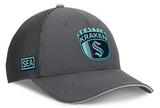 Men's Seattle Kraken Fanatics Gray Authentic Pro Home Ice Trucker Adjustable Hat