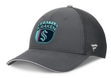Men's Seattle Kraken Fanatics Gray Authentic Pro Home Ice Trucker Adjustable Hat