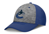 Men's Vancouver Canucks Fanatics Fundamental Top Shelf 2-Tone Flex Hat - Gray/Royal