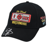 John Cena WWE Wrestling  Autographed WrestleMania 41 Las Vegas Uniform Cap - Fanatics Authenticated