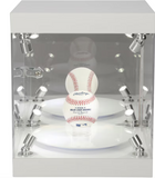 Fanatics Authentic Premium Rotating LED Display Case - Fits Baseball, Hockey Puck & Mini Helmet