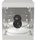 Fanatics Authentic Premium Rotating LED Display Case - Fits Baseball, Hockey Puck & Mini Helmet