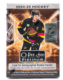 2024/25 Upper Deck O-Pee-Chee Platinum Hockey 6-Pack Blaster Box 6 Packs per Box, 4 Cards per Pack