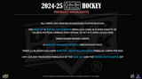 2024/25 Upper Deck O-Pee-Chee Platinum Hockey 6-Pack Blaster Box 6 Packs per Box, 4 Cards per Pack