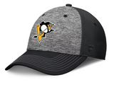 Men's Pittsburgh Penguins Fanatics Fundamental Top Shelf 2-Tone Flex Hat - Gray/Black