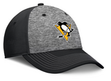 Men's Pittsburgh Penguins Fanatics Fundamental Top Shelf 2-Tone Flex Hat - Gray/Black