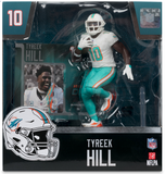 Tyreek Hill Miami Dolphins Alternate Jersey NFL 7in Posed Figure McFarlane's Sportspicks