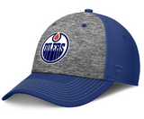 Men's Edmonton Oilers Fanatics Fundamental Top Shelf 2-Tone Flex Hat - Gray/Royal
