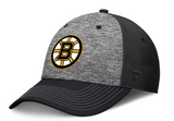 Men's Boston Bruins Fanatics Fundamental Top Shelf 2-Tone Flex Hat - Gray/Black