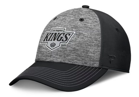 Men's Los Angeles Kings Fanatics Fundamental Top Shelf 2-Tone Flex Hat - Gray/Black