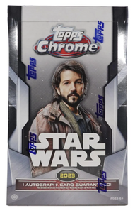 2023 Topps Star Wars Chrome Hobby Box 24 packs per box, 4 cards per pack