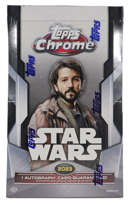 2023 Topps Star Wars Chrome Hobby Box 24 packs per box, 4 cards per pack