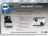 2023 Topps Star Wars Chrome Hobby Box 24 packs per box, 4 cards per pack