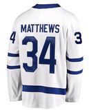 Men's Toronto Maple Leafs Auston Matthews Fanatics Branded White Breakaway - Player Jersey With C & Milk Patch