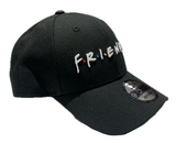 Friends Word Mark TV Sitcom New Era 9Forty Adjustable Snapback Hat - Black