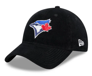 Men's Toronto Blue Jays New Era Black 9TWENTY Corded Adjustable Hat