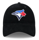 Men's Toronto Blue Jays New Era Black 9TWENTY Corded Adjustable Hat