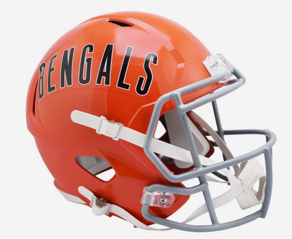 NFL Football Riddell Cincinnati Bengals 1968-79 Full Size Revolution Speed Replica Helmet