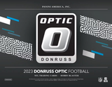 2023 Panini Donruss Optic Football 6-Pack Hobby Blaster Box (Blue Scope Parallels)