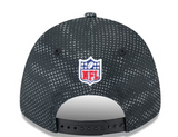 Philadelphia Eagles New Era 2024 Sideline 9FORTY Stretch-Snap Hat - Black