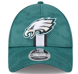 Philadelphia Eagles New Era 2024 Sideline 9FORTY Stretch-Snap Hat - Green