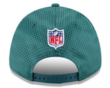 Philadelphia Eagles New Era 2024 Sideline 9FORTY Stretch-Snap Hat - Green