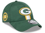 Green Bay Packers New Era 2024 Sideline 9FORTY Stretch-Snap Hat - Green