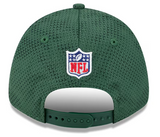 Green Bay Packers New Era 2024 Sideline 9FORTY Stretch-Snap Hat - Green