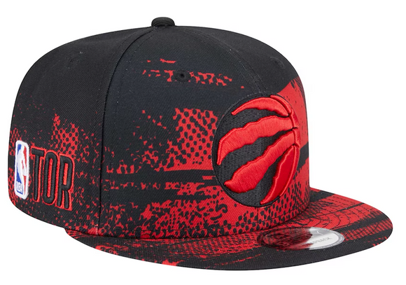 Men's New Era Black 2024 Toronto Raptors Tip-Off 9FIFTY Snapback Hat