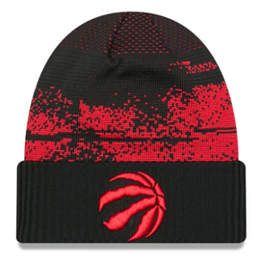 Men's Toronto Raptors New Era 2024 Tip-Off Cuffed Knit Hat - Red/Black