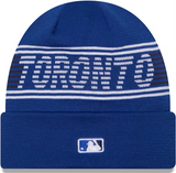 Men's Toronto Blue Jays New Era Royal 2024 MLB Clubhouse Sport Cuffed Knit Hat