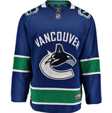 Men's Vancouver Canucks Fanatics Branded Home Blue Breakaway - Blank Jersey