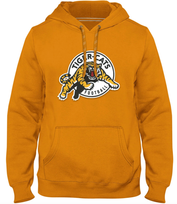 Hamilton Tiger-Cats CFL Bulletin Men's Gold Express Twill Logo Hoodie