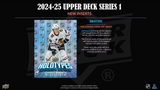 2024/25 Upper Deck Series 1 Hockey Hobby Box 12 Packs per Box, 12 Cards per Pack