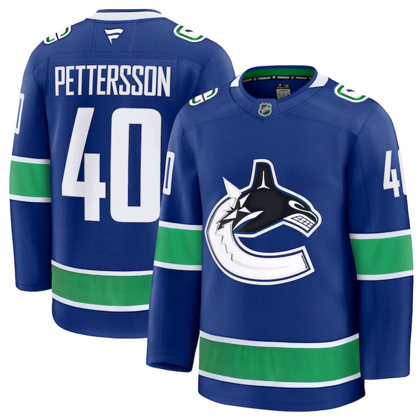 Men's Vancouver Canucks Fanatics Blue Home Premium NHL