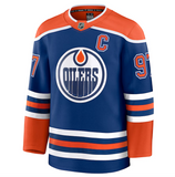 Men's Edmonton Oilers Fanatics Royal Home Premium NHL Hockey Jersey - Connor McDavid