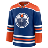 Men's Edmonton Oilers Fanatics Royal Home Premium NHL Hockey Jersey