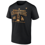 Men's Fanatics Black Los Angeles Dodgers 2024 World Series Champions Parade T-Shirt