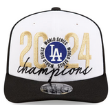 Los Angeles Dodgers New Era 2024 World Series Champions Locker Room 9SEVENTY Stretch-Snap Hat – Black