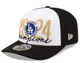 Los Angeles Dodgers New Era 2024 World Series Champions Locker Room 9SEVENTY Stretch-Snap Hat – Black