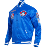 Men's Toronto Blue Jays Pro Standard Royal Blue Cooperstown Collection Retro Classic Satin Full-Snap Jacket